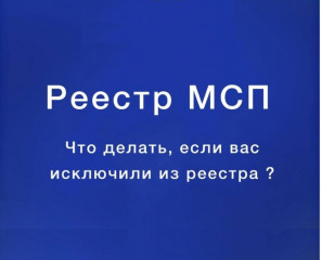 субъект малого и среднего предпринимательства исключен из реестра, что делать - фото - 1