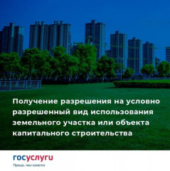 предоставление разрешения на условно разрешенный вид использования земельного участка или объекта капитального строительства - фото - 1