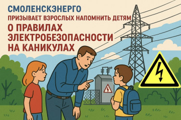 энергетики «Смоленскэнерго» призывают взрослых напомнить детям о правилах электробезопасности - фото - 1